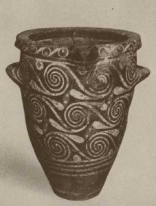 Significato della Spirale - Pithos - Arte Minoica - Festo - 1800 .ca a.C.