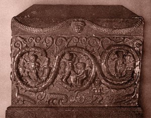 Significato della Spirale - Sarcofago di Costantina - da Santa Costanza in Roma -Arte Cristiana Egizia - 350 .ca d.C.